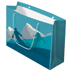 Alpine Skiing Large Gift Bag