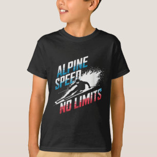 Alpine Speed No Limits Alpine Skiing T-Shirt