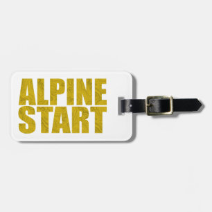 Alpine Start (Topo) Luggage Tag