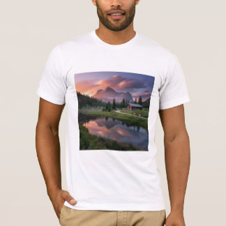 Alpine Sunrise Reflections T-Shirt