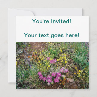 Alpine Wildflower Invitations