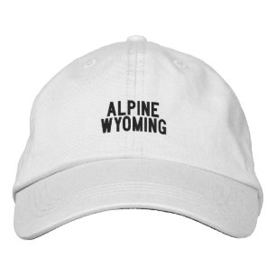 Alpine Wyoming Embroidered Hat