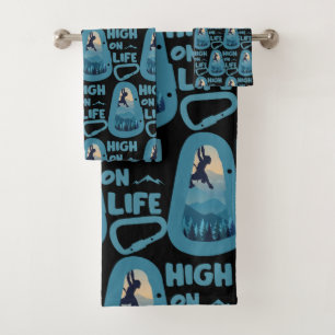 Alpinism Mountaineering Bath Towel Set