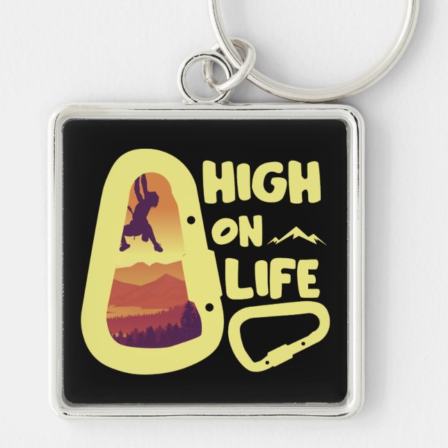 Alpinists Mountaineering  Key Ring (Front)