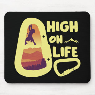 Alpinists Mountaineering Mouse Pad