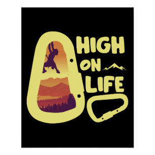 Alpinists Mountaineering Poster