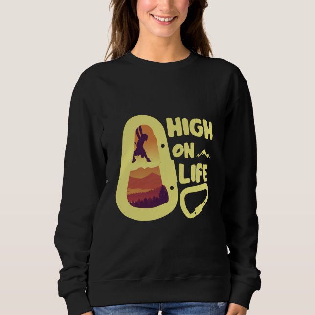 Alpinists Mountaineering  Sweatshirt (Front)