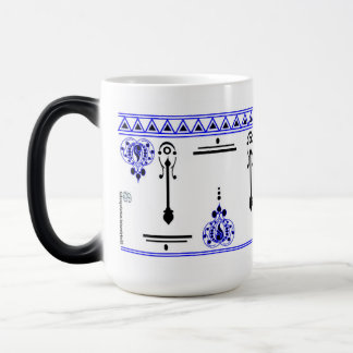 Alpona Design Blue Magic Mug