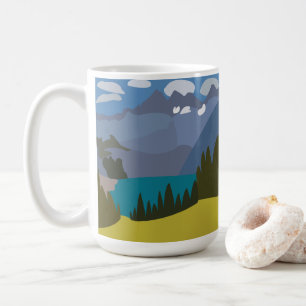 Alps Mountain Lake Coffee Mug