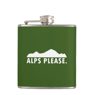 Alps Please Hip Flask