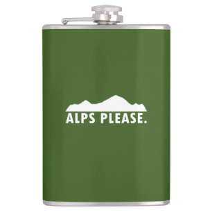 Alps Please Hip Flask
