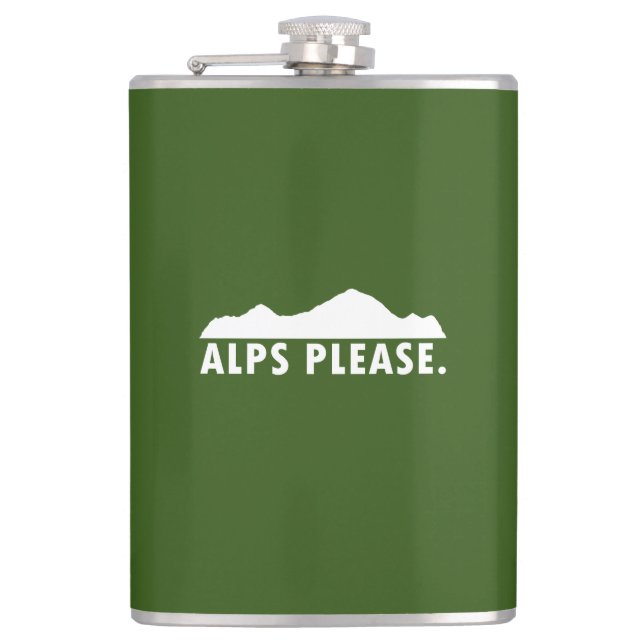 Alps Please Hip Flask (Front)