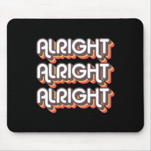 Alright Alright Roller Disco Outfit 70s Costume Fo Mouse Pad