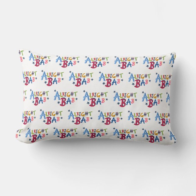 Alright Bab Black Country Words Cushion (Front)