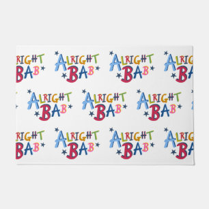 Alright Bab Black Country Words Doormat