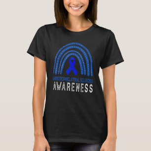 Als Awareness Month Blue Rainbow Support Squad Wom T-Shirt