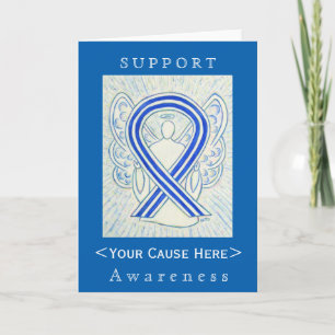ALS Awareness Ribbon Customised Angel Card