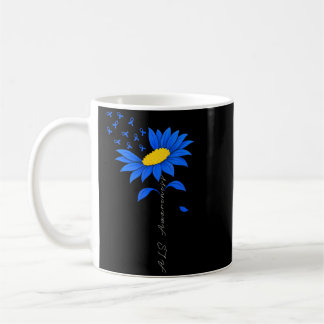 Als Awareness Suower Blue Ribbon Coffee Mug