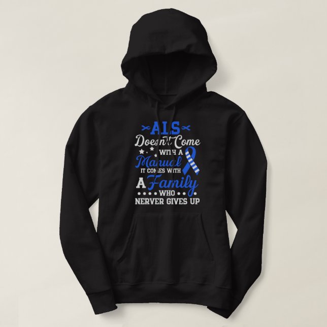 ALS Awareness Support, ALS Fighter, ALS Warrior, A Hoodie (Design Front)