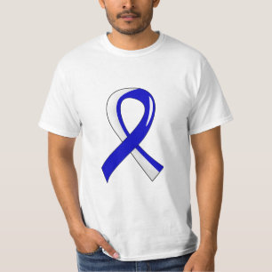 ALS Blue White Ribbon 3 T-Shirt