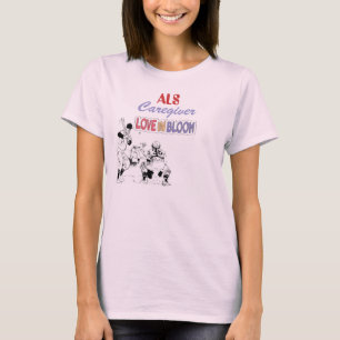 ALS Caregiver  vintage-inspired ringer Tee