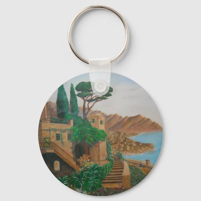 Al's Mediterranean Coast keychain (Front)