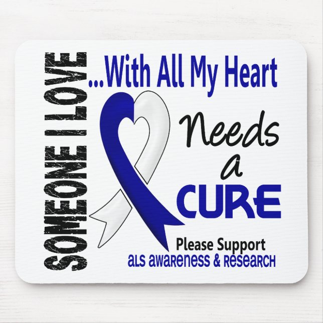 ALS Needs A Cure 3 Mouse Pad (Front)