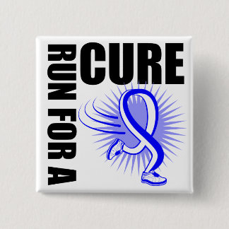 ALS Run For A Cure 15 Cm Square Badge