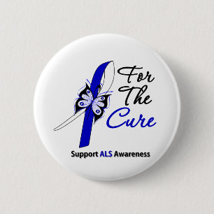 ALS Support For The Cure 6 Cm Round Badge
