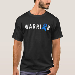 ALS Warrior Men Dad Father Lou Gehrigs Blue Ribbon T-Shirt