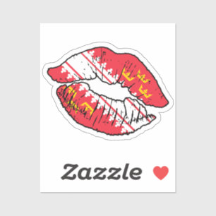 Alsace Alsatian Lipstick Love Flag