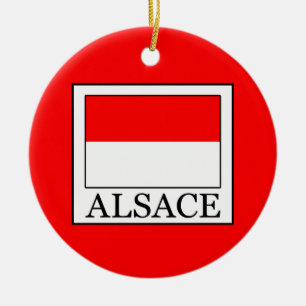 Alsace Ceramic Tree Decoration