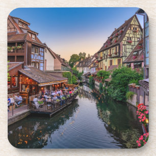 Alsace France Flower Water Canal Coaster