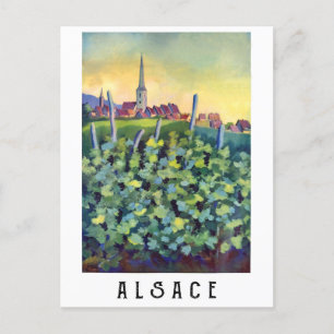 Alsace, France Postcard