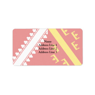 Alsace (Old), France flag Label