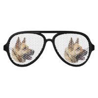 Alsatian German shepherd portrait