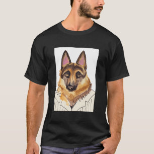 Alsatian Portrait Long T-Shirt
