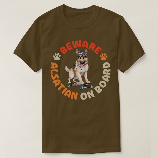 Alsatian T-Shirt (Design Front)