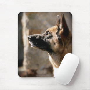 Alsatian Waiting Mouse Pad