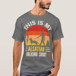 Alsatian Walking T-Shirt