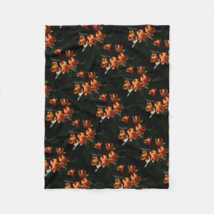 alstroemere fleece blanket