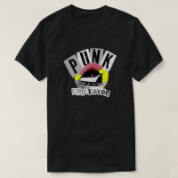 Alt Aesthetic Graphic Tee: Punk Bird