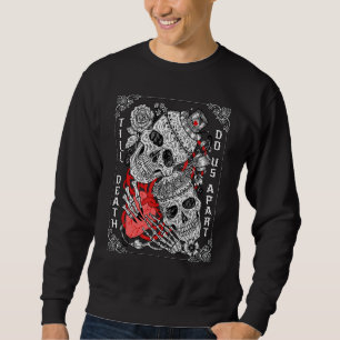 Alt Clothing Aesthetic Goth Till Death Do Us Apart Sweatshirt