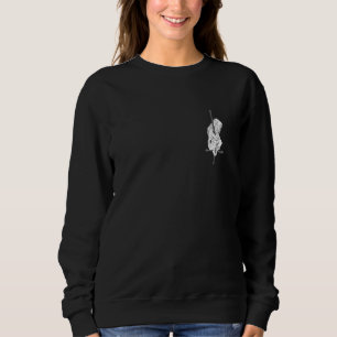 Alt Goth Girl Inverted Cross Emo Witchcraft Occult Sweatshirt