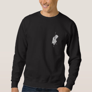Alt Goth Girl Inverted Cross Emo Witchcraft Occult Sweatshirt