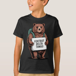 Alt National Park Resist Service Bear Foxtrots Del T-Shirt