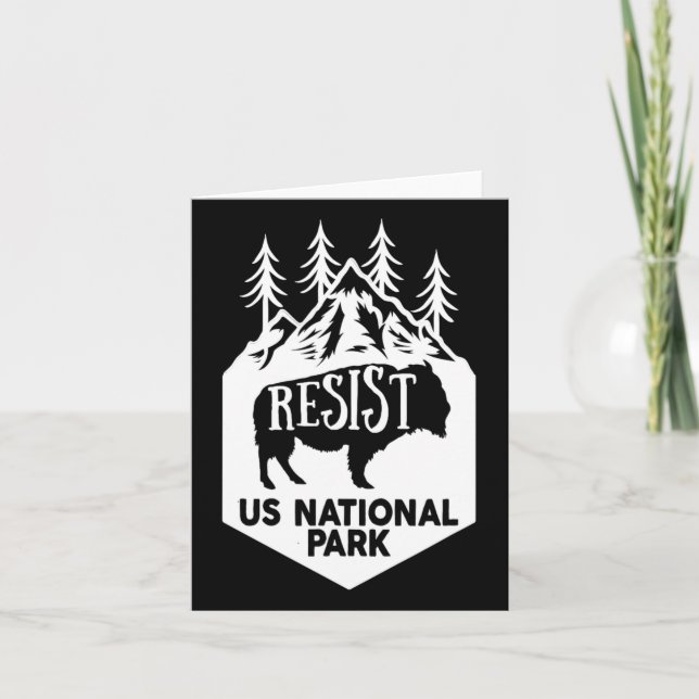 Alt Us National Park Resist Service  Card (Front)