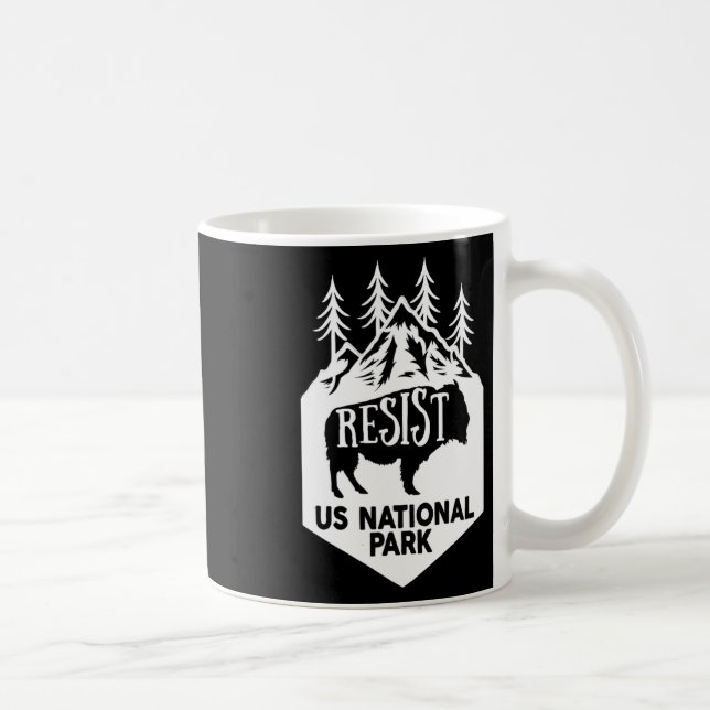 Alt Us National Park Resist Service  Coffee Mug (Right)