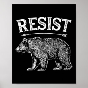 Alt Us National Park Resist Service T Shirt Bear V Poster