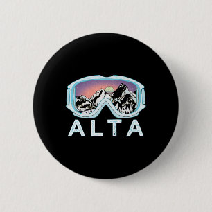 Alta Ski Design Alta 6 Cm Round Badge